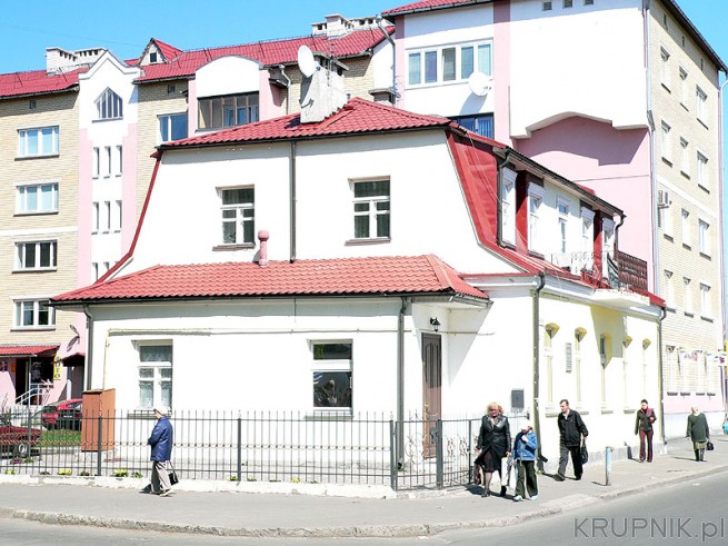 Jeden z domków w Pińsku w którym mieszkał Ryszard Kapuściński