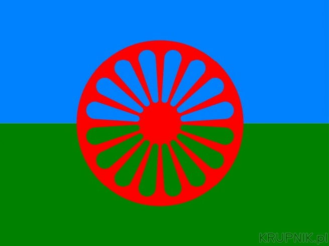 Flaga Cyganów (Romów)