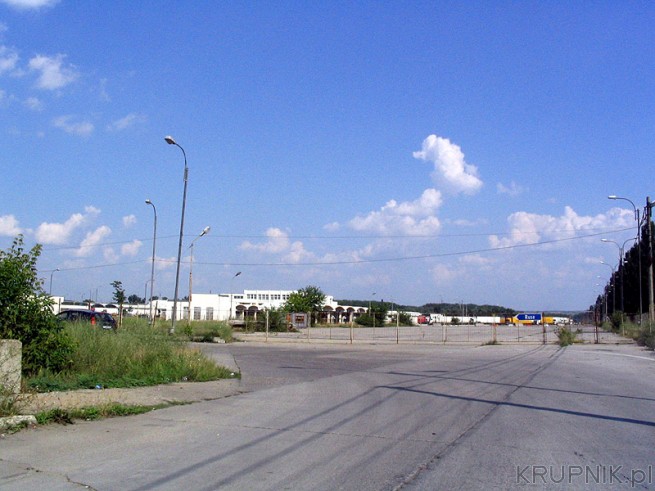 Granica w Giurgiu - Ruse jest zupełnie niewspółczesna. Wygląda jak jakiś opuszczony ...