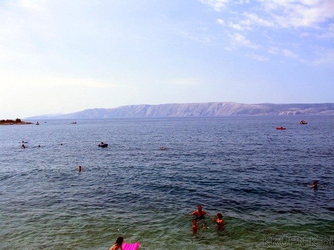 Morze Adriatyckie oczywiście bardzo czyste i mocno zasolone