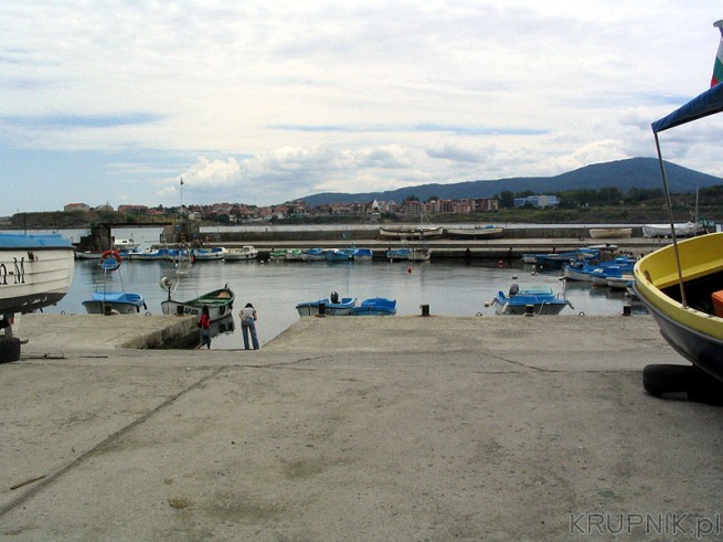 Port i łódki Tzarevo