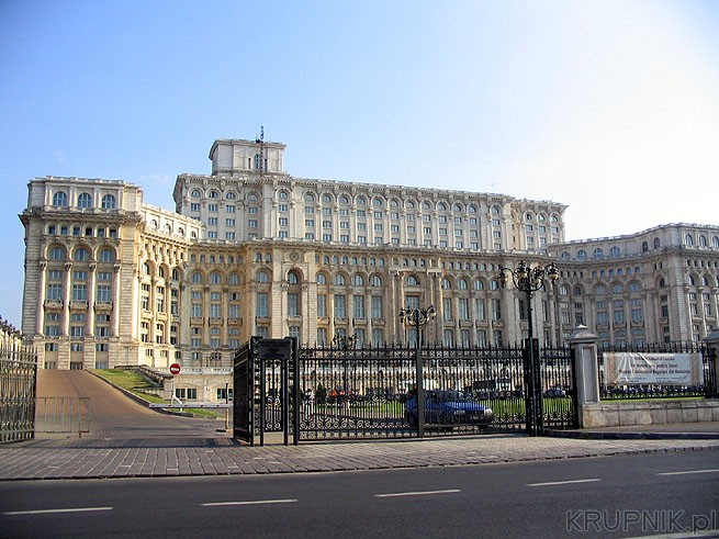 Palatul Parlamentului (Pałac Parlamentu) Bukareszcie. Dzieło architekta budowniczego ...
