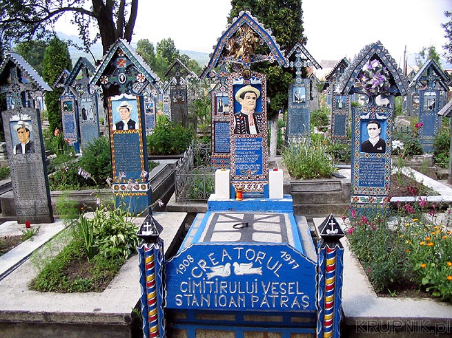 Założyciel cmentarza (Creatorul) Stanioan Patras (1908-1977). Od 1935 roku Patras ...