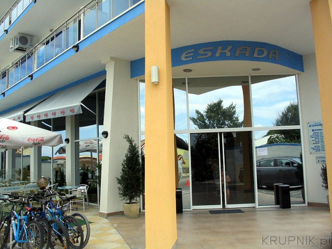 Hotel Eskada w Athopol na południu Bułgarii. Przyzwoity hotel w wysokiej cenie. ...